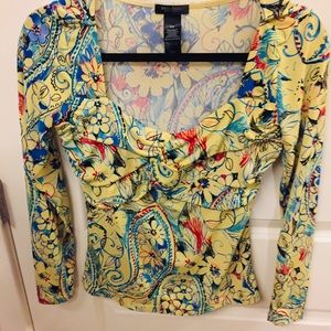 Bisou Bisou long sleeve blouse